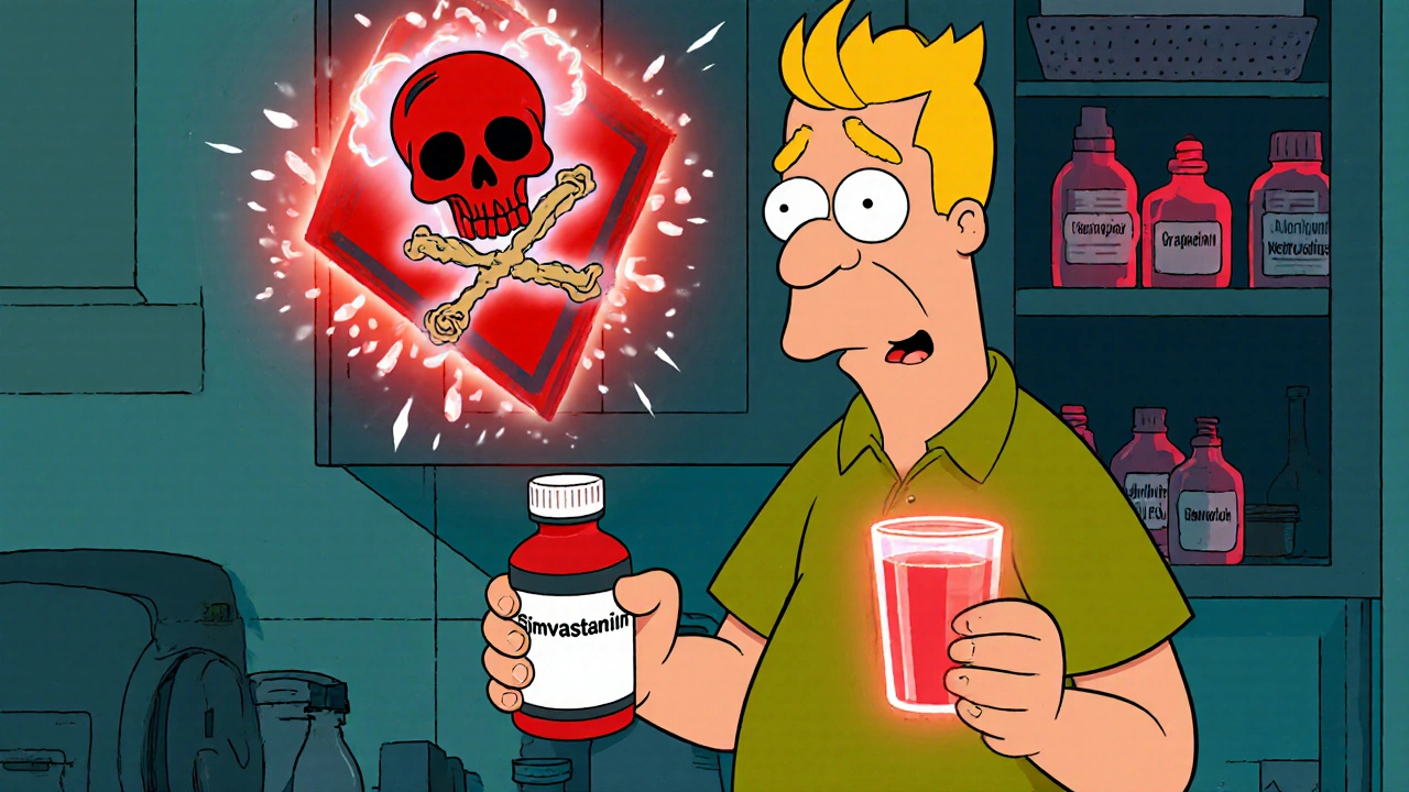Simvastatin and High-Dose Interactions: Dangerous Combinations You Must Avoid