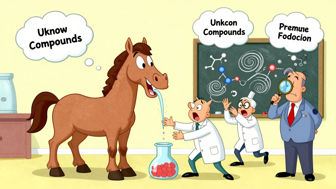 Scientist baffled by complex hormone drug made from horse urine