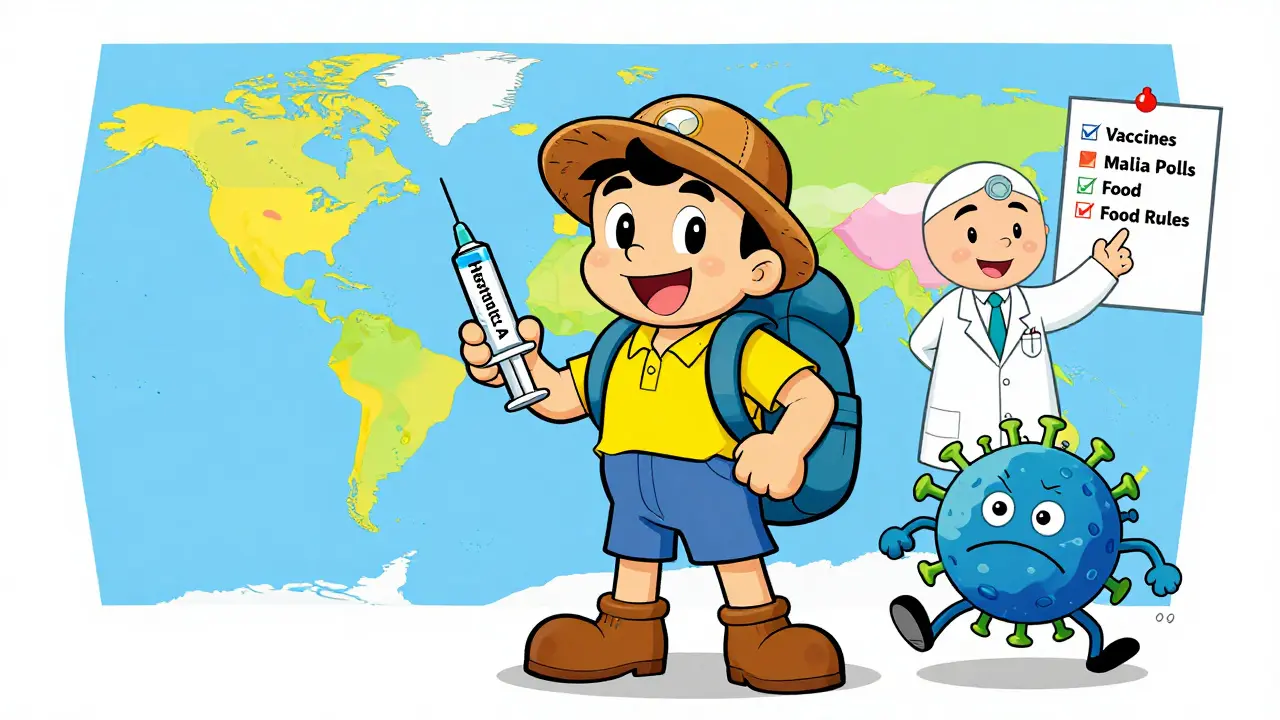 Travel Medicine: Vaccines, Malaria Prophylaxis, and Safe Food Practices for Safe Trips