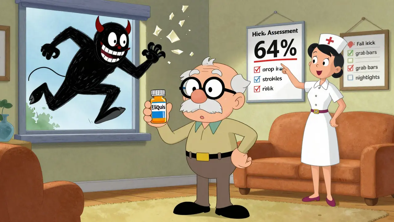 Anticoagulants in Seniors: Fall Risk vs. Stroke Prevention