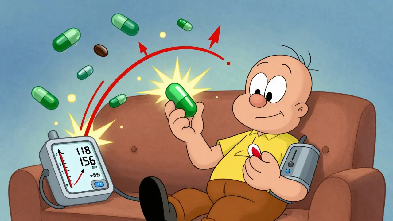 Green Coffee Extract and Stimulant Medications: What You Need to Know About Blood Pressure Risks